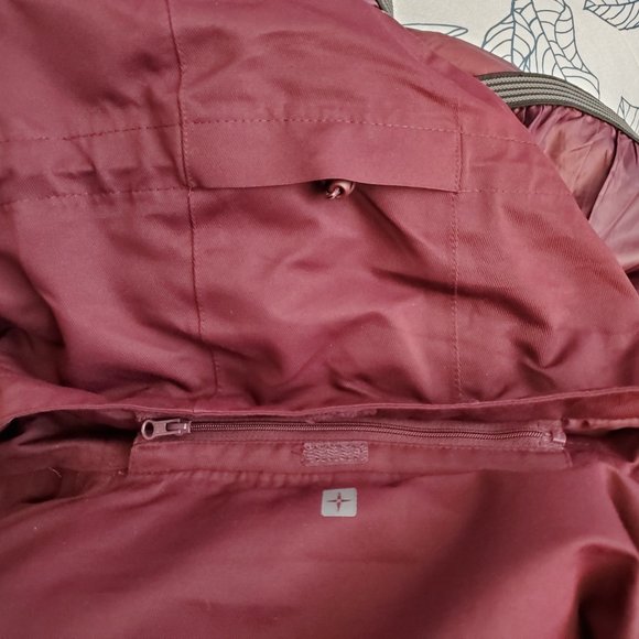 Men's - Mountain Warehouse Winter Jacket - burgundy/purple and rust colours - Picture 9 of 15